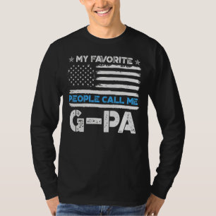Mens Meine Lieblingsmenschen nennen mich G Pa Usa T-Shirt