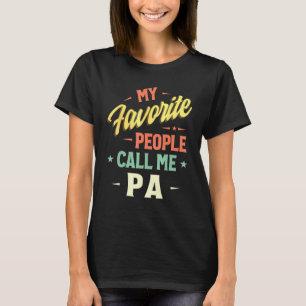 Mens meine Lieblingsmenschen nennen mich Pa Vintag T-Shirt