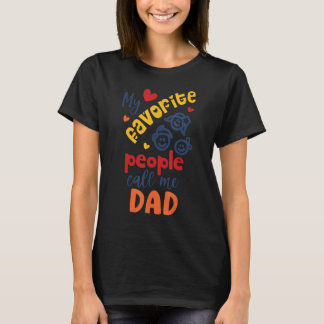 Mens Meine Lieblingsmenschen nennen mich Papa für T-Shirt