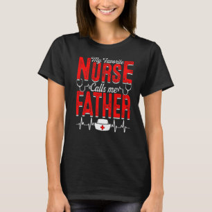 Mens Meine Lieblingsnahrung nennt mich Vater Pfleg T-Shirt