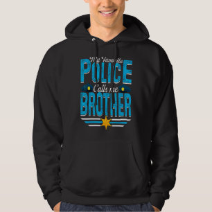 Mens Meine Lieblingspolizei nennt mich Bruder Vate Hoodie