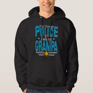Mens Meine Lieblingspolizei nennt mich Grampa Vate Hoodie