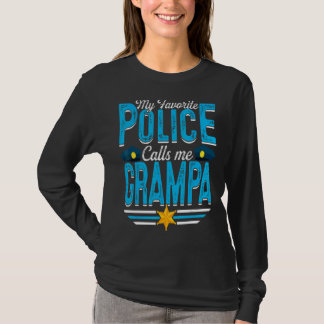 Mens Meine Lieblingspolizei nennt mich Grampa Vate T-Shirt
