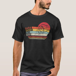 Mens Men Dada Daddy Vater Bruh Fathers Day Vintag T-Shirt