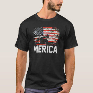 Mens Mens 4. Juli Merica fett Party trinken und We T-Shirt