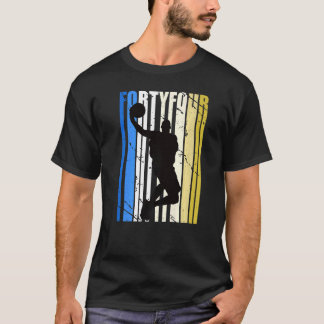 Mens Mens Basketball 44. Geburtstag für Sportfans T-Shirt