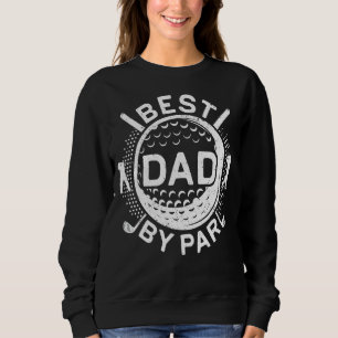 Mens Mens Best Vater Par Golf Vatertag Sweatshirt