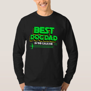 Mens Mens bester Hund Vater in der Galaxie T-Shirt
