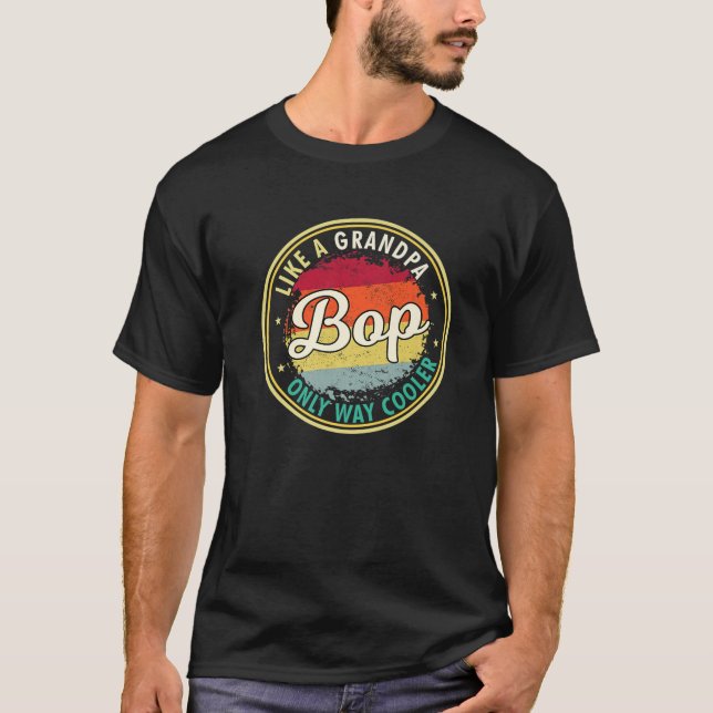 Mens Mens Bop wie ein Opa nur viel Cooler Grand T-Shirt (Vorderseite)