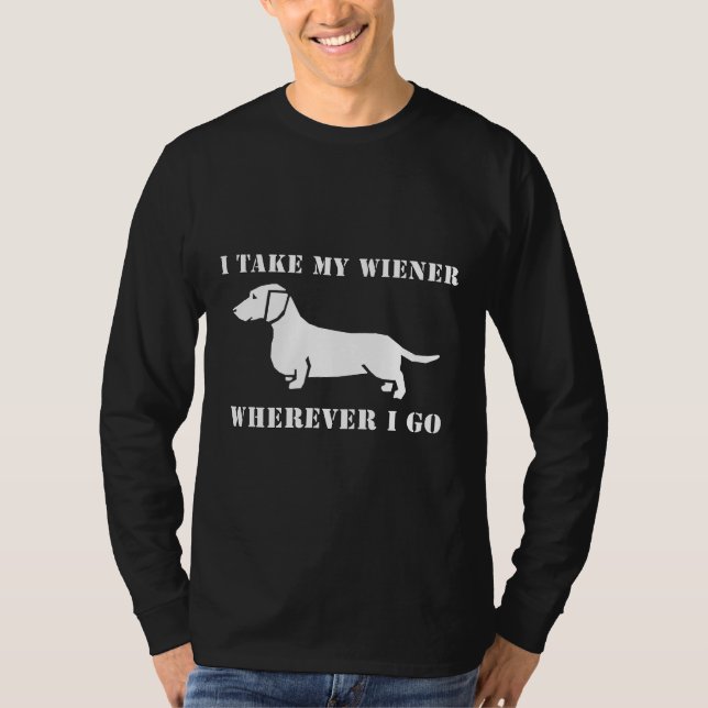 Mens Mens Dackel Shirt Funny Dackel Dackel Geschen (Vorderseite)