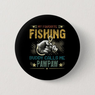 Mens Mens mein Lieblings-Angelbuddy nennt mich Paw Button