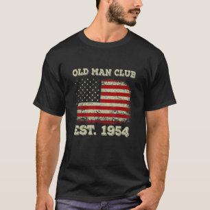 Mens Mens Old Man Club gegründet 1954 T-Shirt