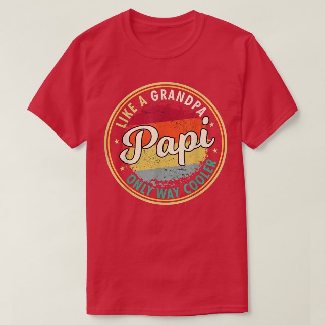 Mens Mens Papi wie ein Großvater nur viel cooler g T-Shirt (Design vorne)