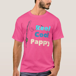 Mens Mens Reel Cool Vater Fisherman Daddy Fathers T-Shirt