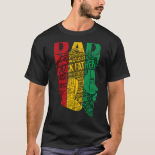 Mens Mens Strong Black Vater King African American T-Shirt