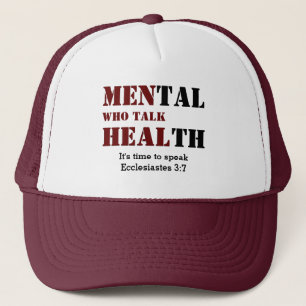 Mens Mental Health Truckerkappe