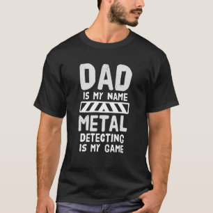Mens Metal Detector Metal Schatzsuche T-Shirt