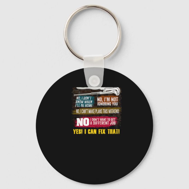 Mens Millwright Novelty Gift T - Shirt für Vater Schlüsselanhänger (Vorderseite)