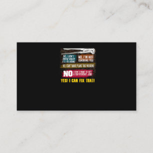 Mens Millwright Novelty Gift T - Shirt für Vater Visitenkarte