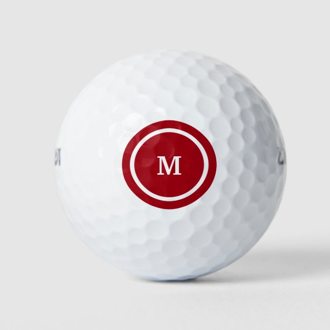 Mens Monogram Golf Balls Golfball (Vorderseite)