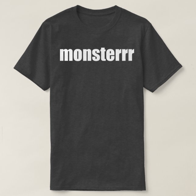 Mens MONSTER Gym Fitness Workout Bodybuilding Moti T-Shirt (Design vorne)