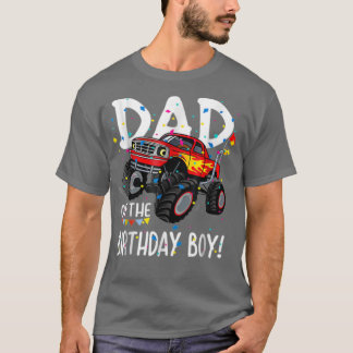 Mens Monster Truck Party Vater des Geburtstags Jun T-Shirt