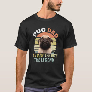 Mens Mops Vater Der Mann der Mythos der legendäre T-Shirt