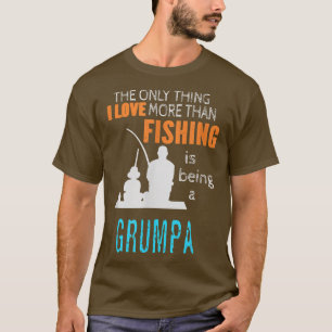 Mens more als Liebe Angelrumpa Special Opa T-Shirt