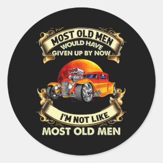 Mens Most Old Men Would Have Not Like Most Old Men Runder Aufkleber