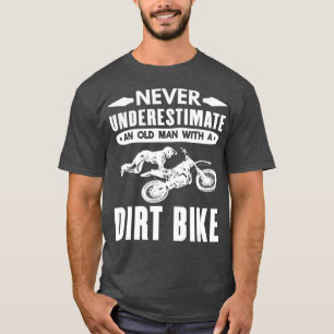 Mens Motocross unterschätzt nie eine alte Schuld T-Shirt