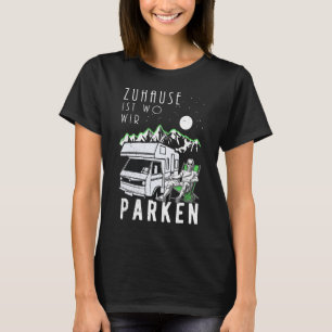 Mens Motorhome Camper Camping Caravan Funny Pensio T-Shirt
