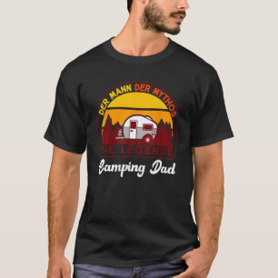 Mens Motorhome Wohnwagen für Camping Papa T-Shirt