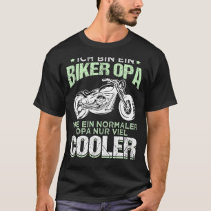 Mens Motorrad Ich bin Ein Biker Opa Sprichwort Mot T-Shirt