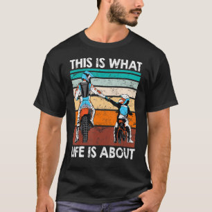 Mens Motorradfahrer Vater Das ist der Lebensmotocr T-Shirt