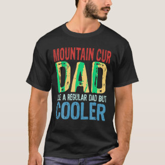 Mens Mountain Cur Vater wie ein regelmäßiger Vater T-Shirt