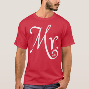 Mens Mr. & Mrs 2022 Matching Shirts Honeymoon Wedd