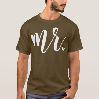 Mens Mr Wedding New Husband Honeymoon Matchin T-Shirt