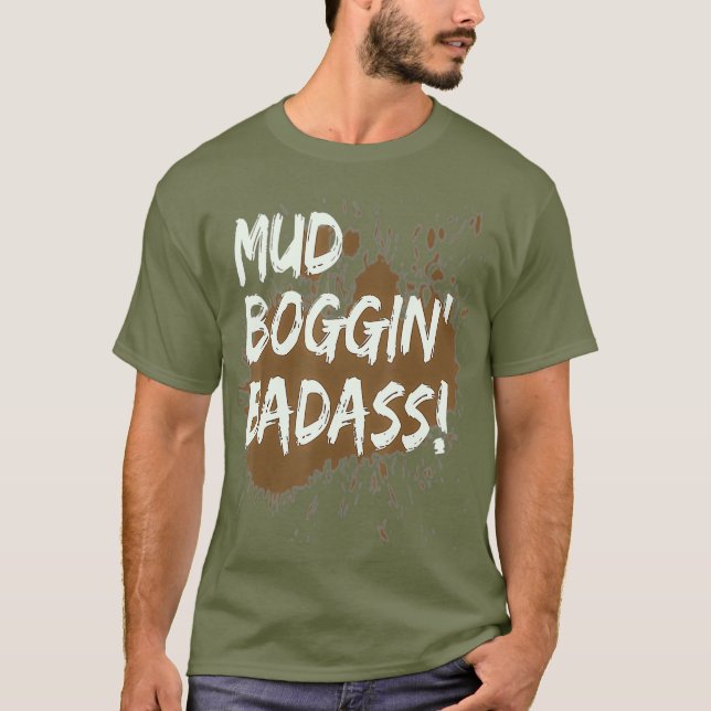 Mens Mud Bogging Mudding Shirt Mud Racing Fan T (Vorderseite)