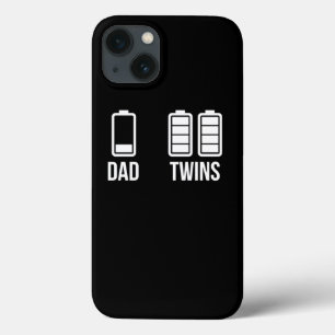 Mens Müred Vater Low battery Twins Full Charge lu Case-Mate iPhone Hülle