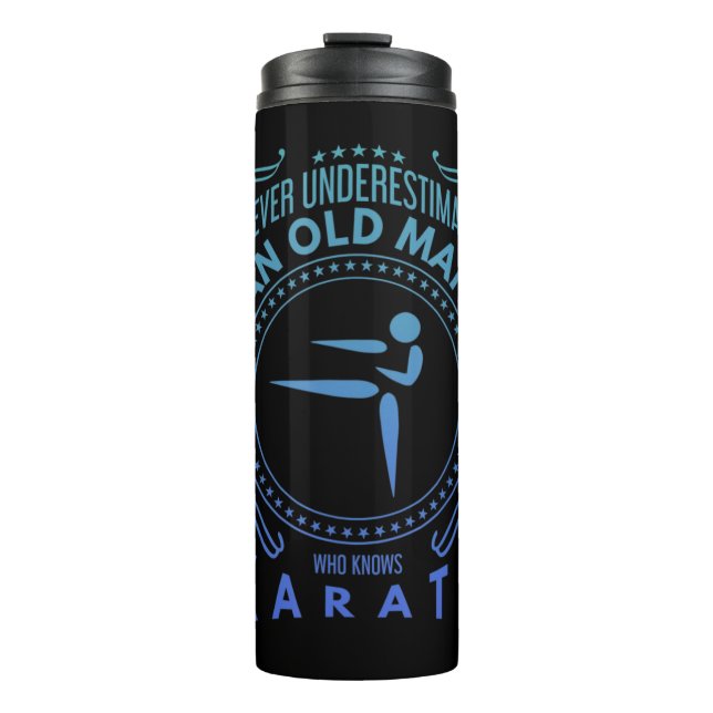 Mens Murse Tshirt - Murse Life Gift Funny Male Nur Thermosbecher (Vorderseite)