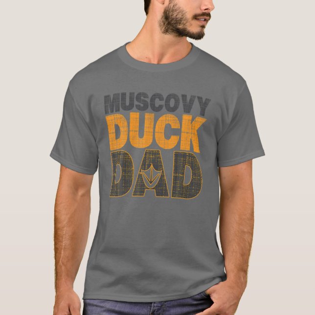 Mens Muscovy Duck VATER Muscovy Duck Lover T-Shirt (Vorderseite)