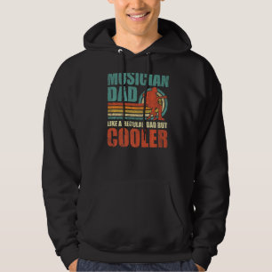 Mens Musician Vater wie ein regelmäßiger Vater, ab Hoodie