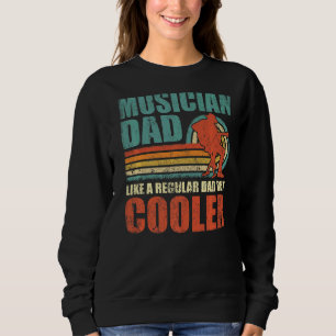 Mens Musician Vater wie ein regelmäßiger Vater, ab Sweatshirt