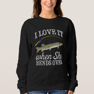 Mens Muskie ich Liebe es, wenn sie über den Fang s Sweatshirt