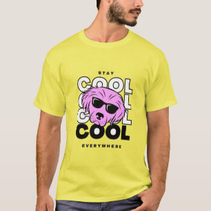 Mens My Dog denkt, ich Cool T Shirt Funny Sarcasti