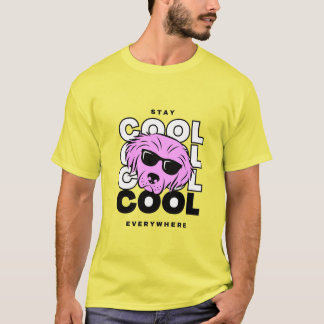 Mens My Dog denkt, ich Cool T Shirt Funny Sarcasti