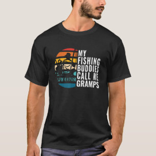 Mens My Fishing Buddies nennen mich Grampe Fisherm T-Shirt