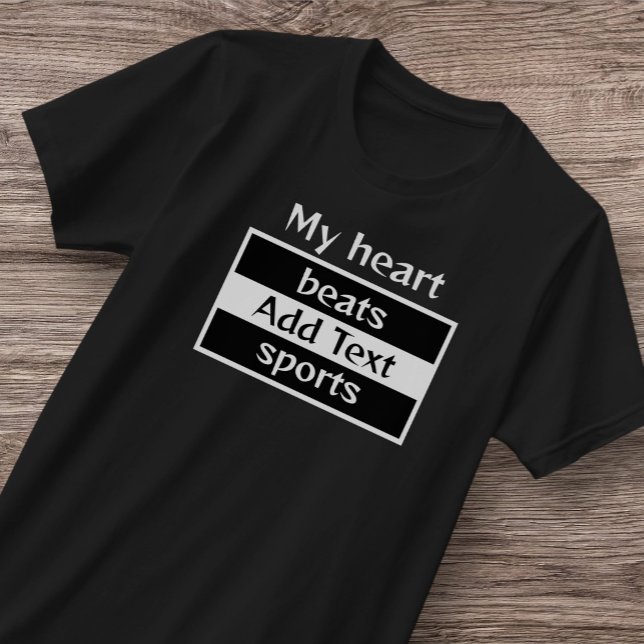Men's My Heart schlägt Sport-T - Shirt (Von Creator hochgeladen)