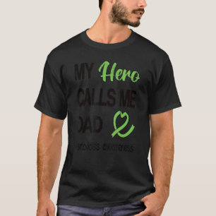 Mens My Hero nennt mich Vater Scoliose Krieger Vat T-Shirt