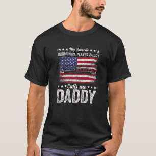 Mens My Lieblings Harmonica Buddy nennen mich Dadd T-Shirt